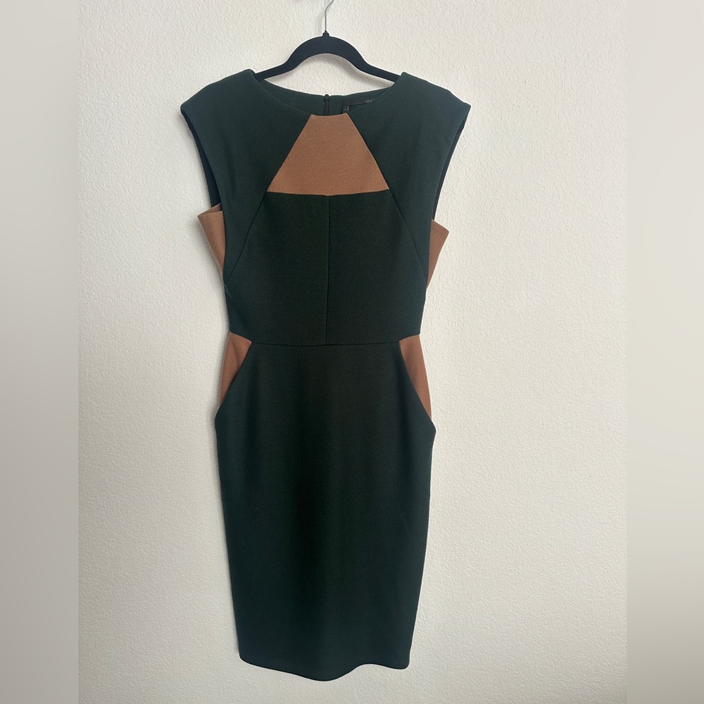 OBAKKI color block very soft wool dress 6